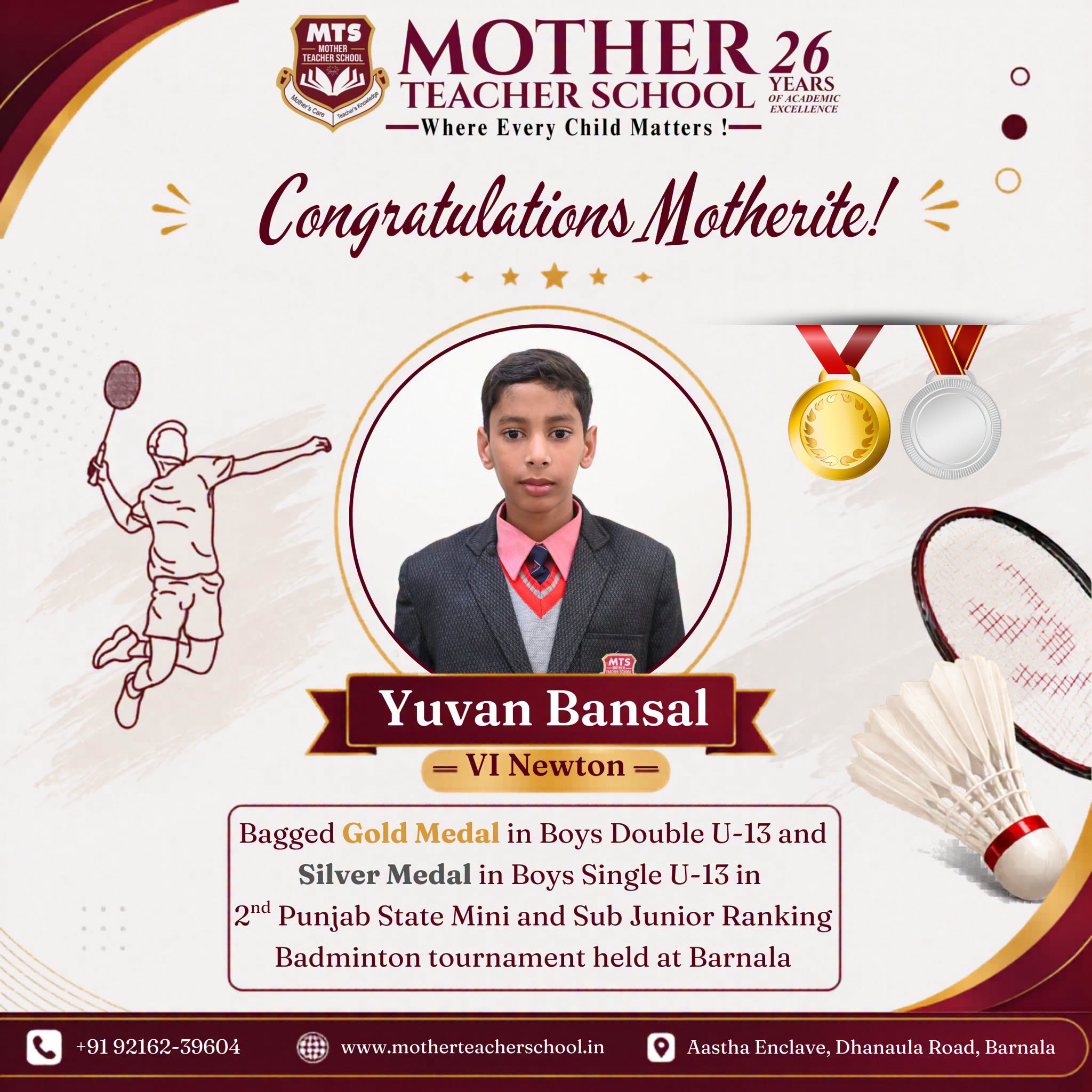 Mother Teacher School Barnala